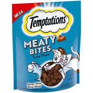 4.12 oz. Whiskas Temptations Meaty Bites Tuna - Treats